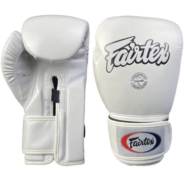 FAIRTEX Boxing Gloves Professional Muay Thai Training Sparring Leather Punching Bag Gloves for Adults Youth